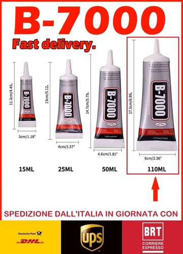 Colla 7ooo 110ml adesiva - b-7ooo,