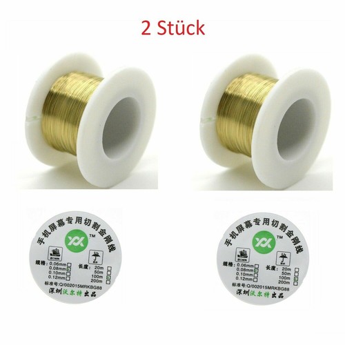 2x100m 08mm filo taglio - 0.08mm,